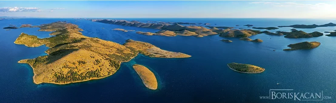 Island Žut and Kornati islands