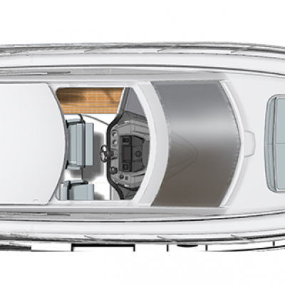 Beneteau Gran Turismo 41 Hard Top Layout