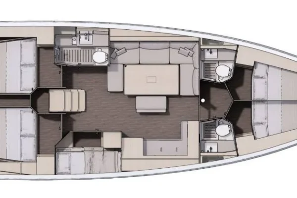 Dufour 470 Layout