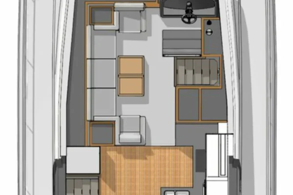 Powerkatamaran in Trogir: Fountaine Pajot MY - Mala