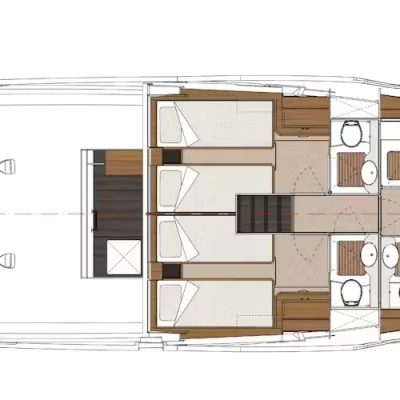 Greenline 48 Fly layout