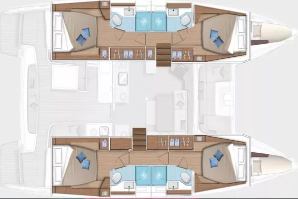 Katamaran mieten Kroatien - Lagoon 46