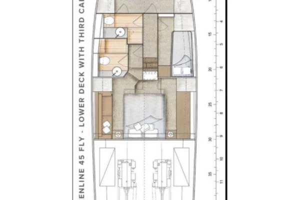 Greenline 45 Fly layout