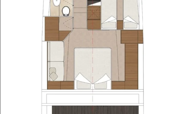 Greenline 58 fly layout