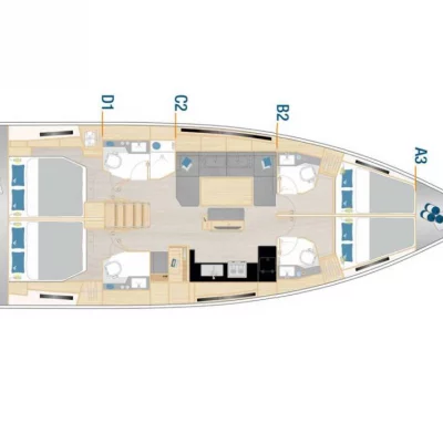 Hanse 460 Kroatien mieten
