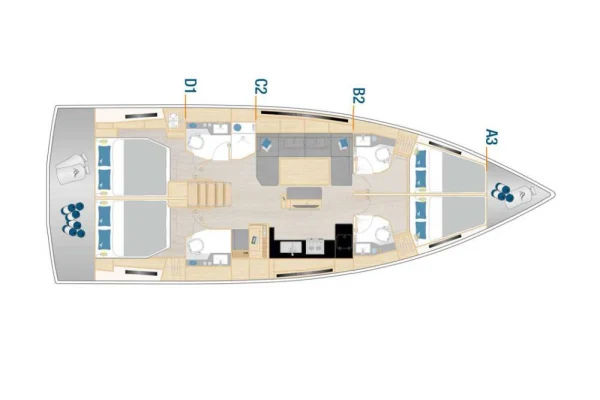 Hanse 460 Kroatien mieten