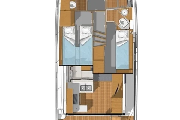 Swift Trawler 41 layout